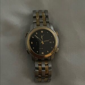 Citizen Two-Tone Silver and Gold Watch with Black Dial